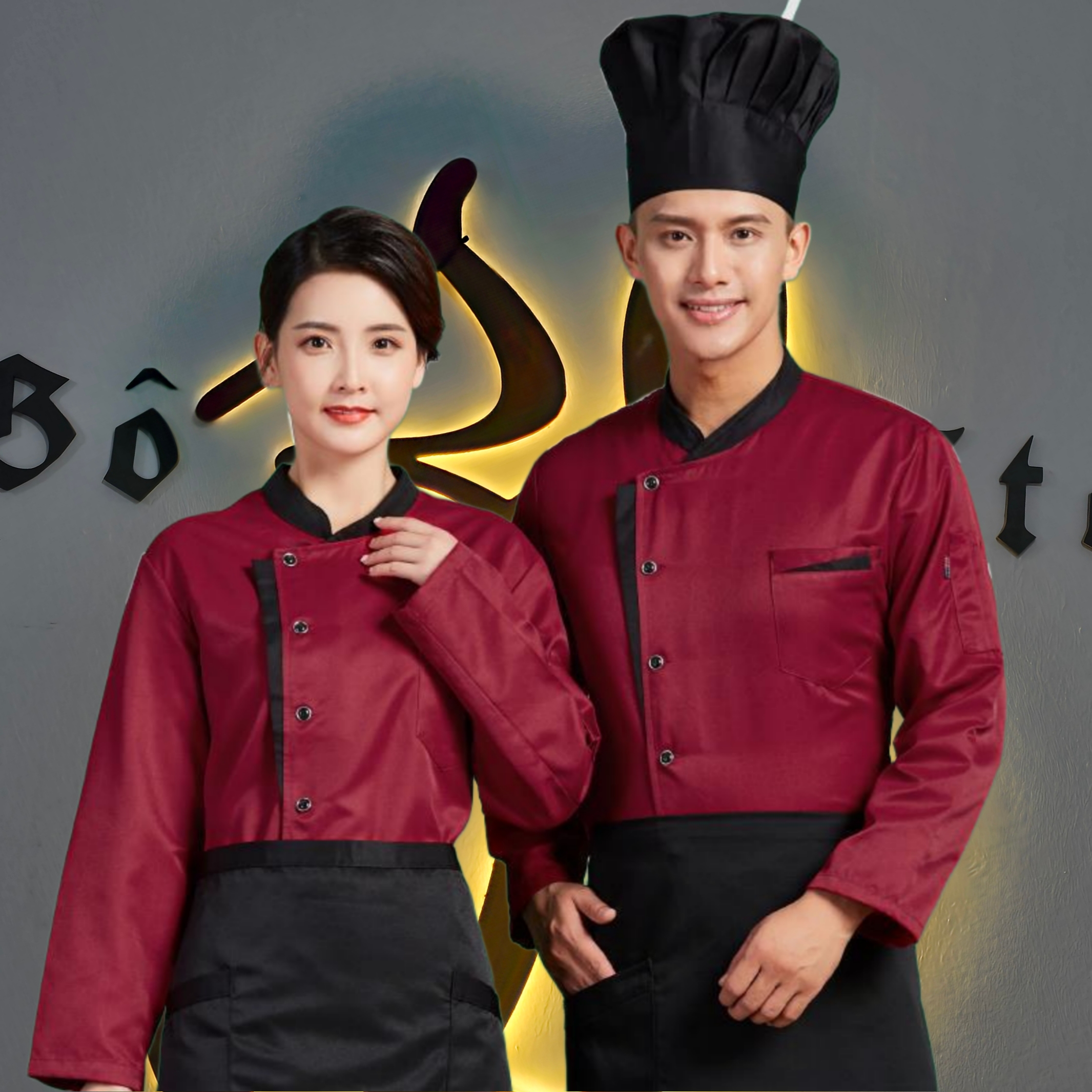 Tenue + Chapeau chef M4 - الصورة 2