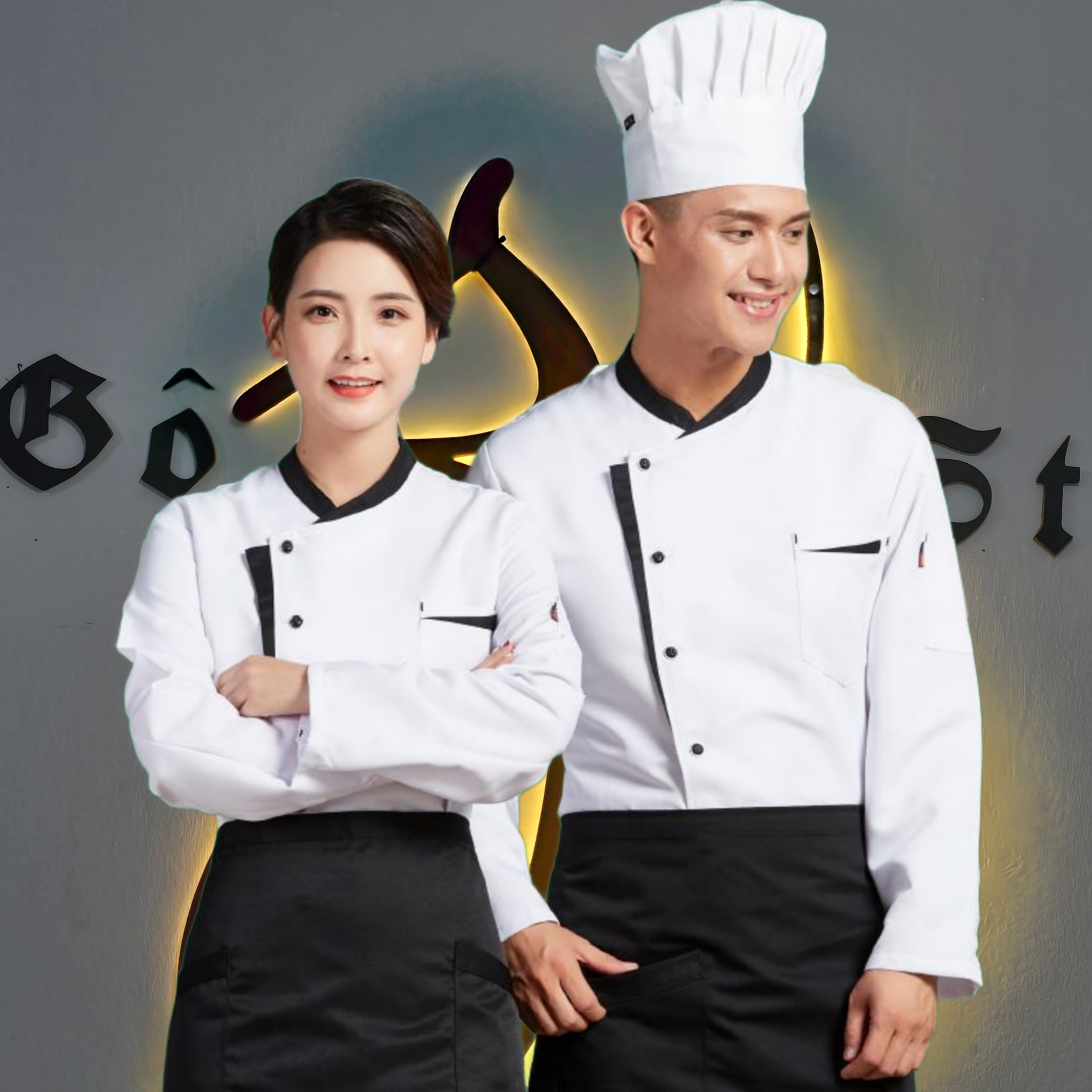 Tenue + Chapeau chef M4 - الصورة 7