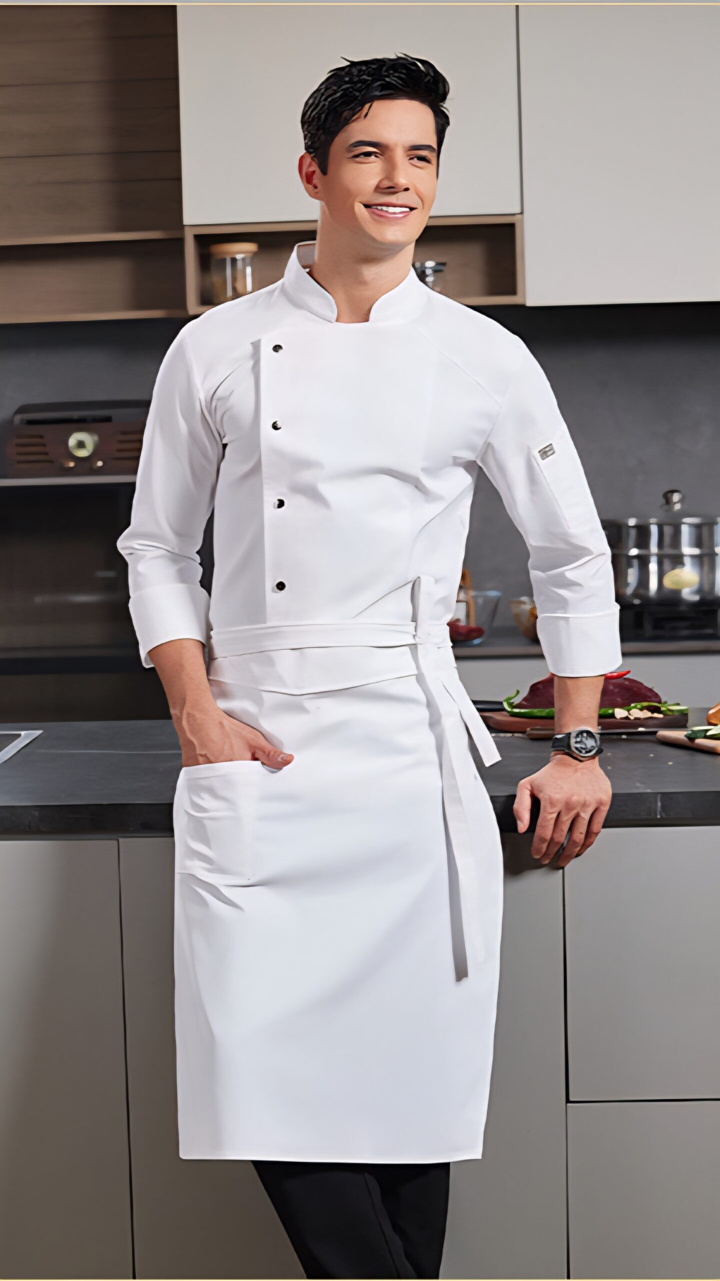 Tenue chef M6 - الصورة 5